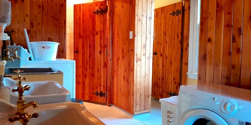 shower and toilets